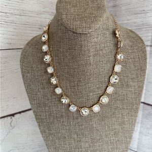 POSH Elegant Gold & Crystal Necklace